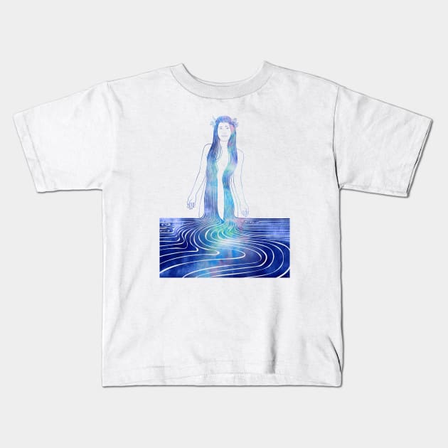 Nereid CXII Kids T-Shirt by Sirenarts